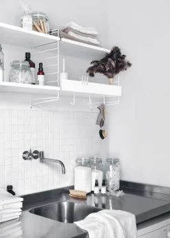 Metal Shelf w/ High Edge