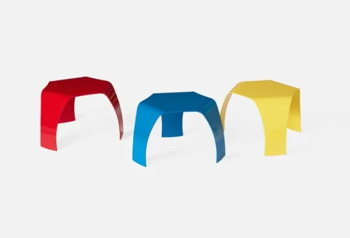 Metal Stool by Ole Schjøll