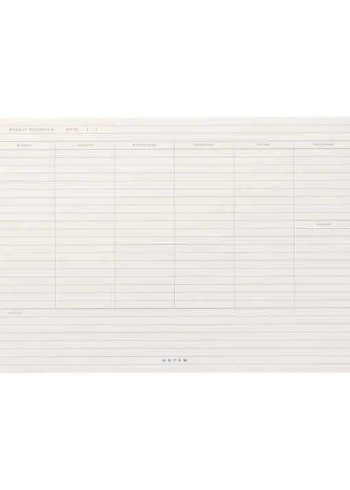 MILO - Weekly Planner Notepad