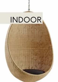 Nanna Ditzel Hanging Egg Chair Rattan - Für drinnen