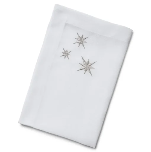 Napkin with Silver star