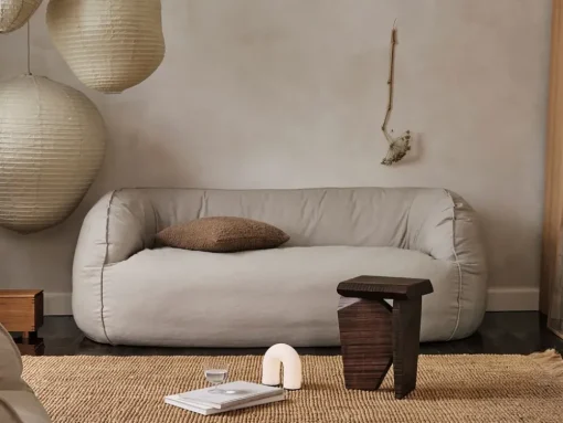 Nesten 2-seater - Re-cotton - Natural