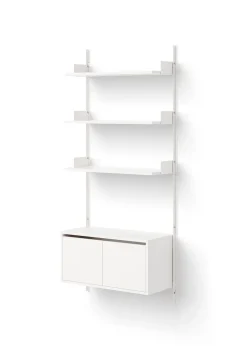 New Works Wall Shelf 1900 Cabinet Low w. Doors
