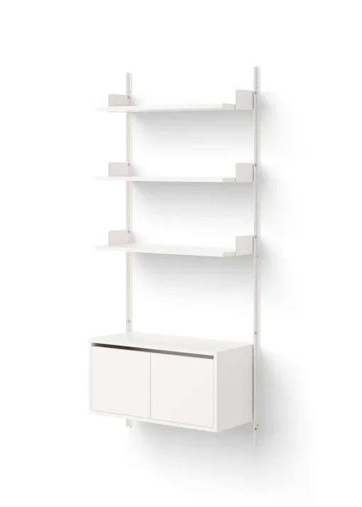 New Works Wall Shelf 1900 Cabinet Low w. Doors