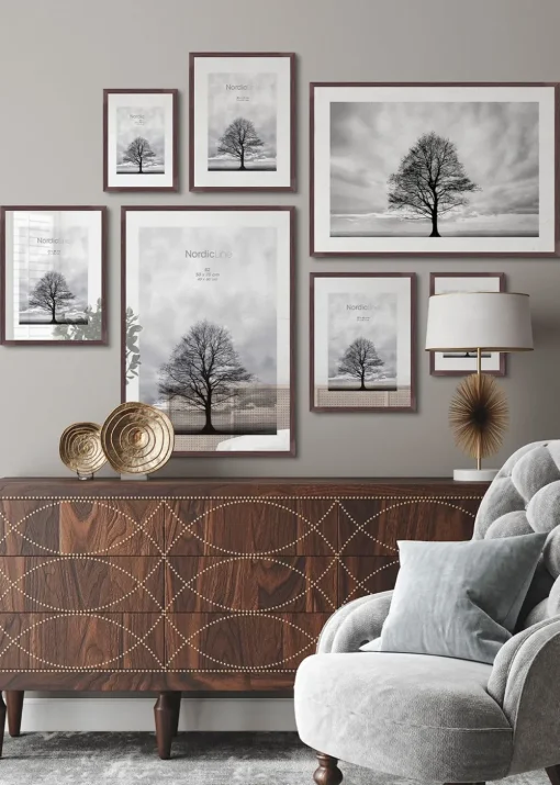 Nordic Line frames - Cherry