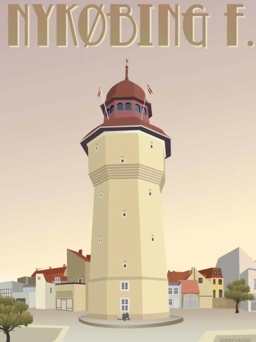 Nykøbing F - Vandtårnet - Poster