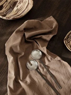 Obra Salad Servers - Stainless Steel