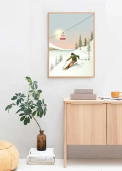 OFF-PISTE SKIING - poster