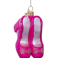 Ornament Glass Raspberry Slingback Heel