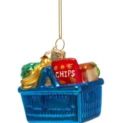 Ornament Glass Silver Handbag w. Knot