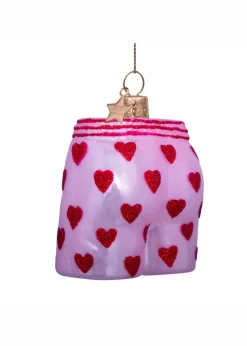 Ornament glass soft pink opal boxer shorts