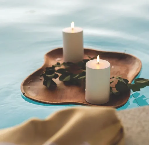 Outdoor LED Pillar Candle
