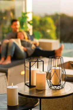 Outdoor LED Pillar Candle