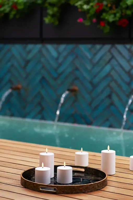 Outdoor LED Pillar Candle