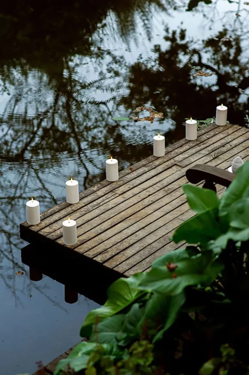 Outdoor LED Pillar Candle