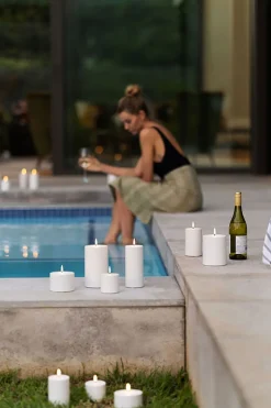 Outdoor LED Pillar Candle