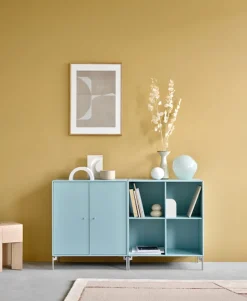 PAIR - With brass legs