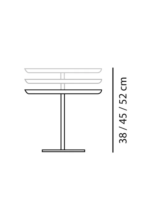 Pal Side Table 6755 by Keiji Takeuchi