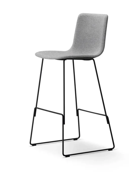 Pato Sledge Barstool 4302 by Welling/Ludvik - Full Upholstery