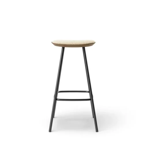 Pauline bar stool 75 cm metal frame - Oak Smoked Oiled