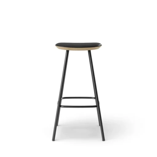 Pauline bar stool 75 cm metal frame - Oak Clear Wax Oiled