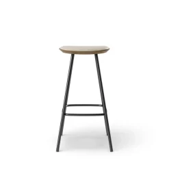 Pauline bar stool 75 cm metal frame - Oak Smoked Oiled
