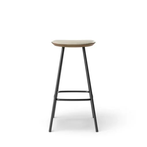Pauline bar stool 75 cm metal frame - Oak Smoked Oiled