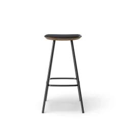 Pauline bar stool 75 cm metal frame - Oak Smoked Oiled