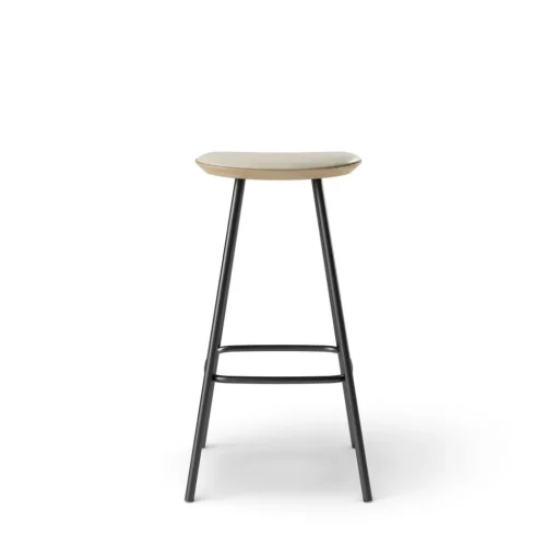 Pauline bar stool 75 cm metal frame - Oak Clear Wax Oiled