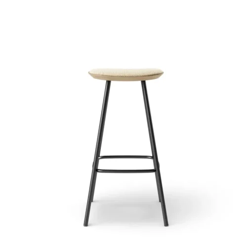 Pauline bar stool 75 cm metal frame - Oak Clear Wax Oiled