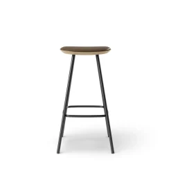 Pauline bar stool 75 cm metal frame - Oak Clear Wax Oiled