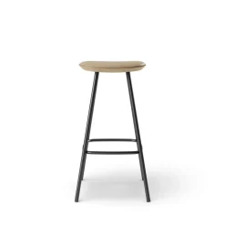 Pauline bar stool 75 cm metal frame - Oak Clear Wax Oiled
