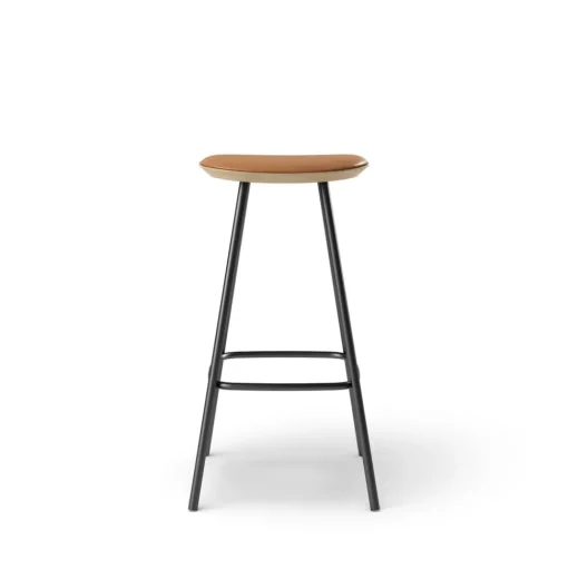 Pauline bar stool 75 cm metal frame - Oak Clear Wax Oiled