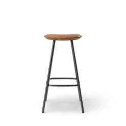 Pauline bar stool 75 cm metal frame - Oak Smoked Oiled