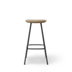 Pauline bar stool 75 cm metal frame - Oak Smoked Oiled