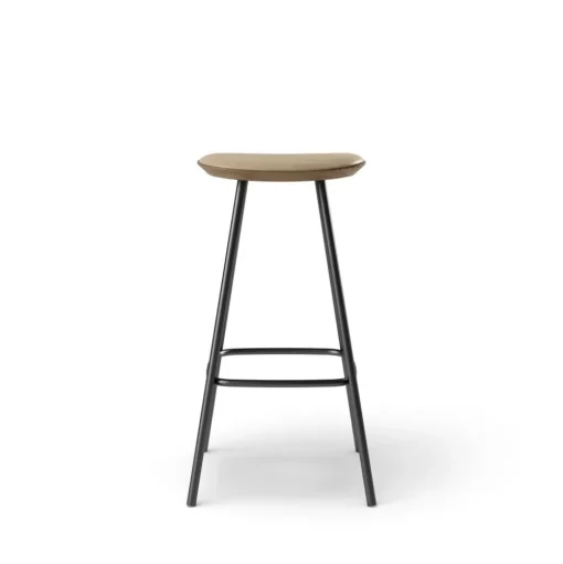 Pauline bar stool 75 cm metal frame - Oak Smoked Oiled