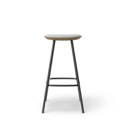 Pauline bar stool 75 cm metal frame - Oak Smoked Oiled
