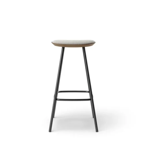Pauline bar stool 75 cm metal frame - Oak Smoked Oiled