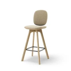 Pauline Comfort Barstool - Oak Clear Wax Oiled
