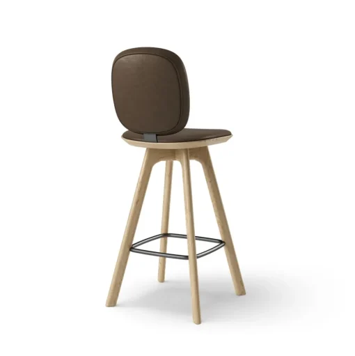 Pauline Comfort Barstool - Oak Clear Wax Oiled