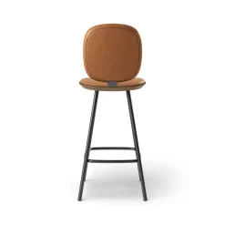 Pauline Comfort Barstool 65 cm with metal frame - Oak Smoked Oiled