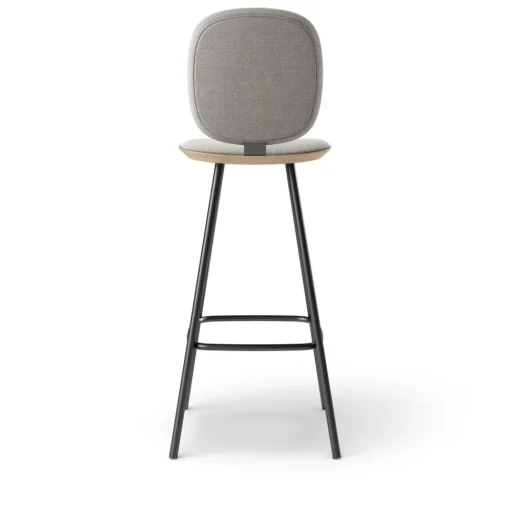 Pauline Comfort Barstool 75 cm metal frame - Oak Clear Wax Oiled