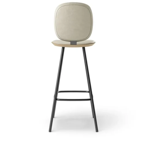 Pauline Comfort Barstool 75 cm metal frame - Oak Clear Wax Oiled