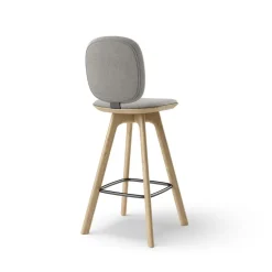Pauline Comfort Barstool - Oak Clear Wax Oiled