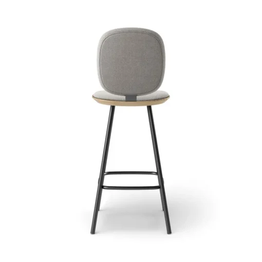 Pauline Comfort Barstool 65 cm with metal frame - Oak Clear Wax Oiled