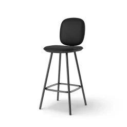 Pauline Comfort Barstool 65 cm with metal frame - Oak Black