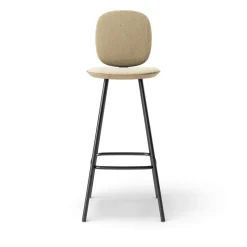 Pauline Comfort Barstool 75 cm metal frame - Oak Clear Wax Oiled