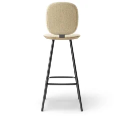 Pauline Comfort Barstool 75 cm metal frame - Oak Clear Wax Oiled