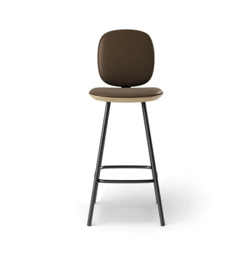 Pauline Comfort Barstool 65 cm with metal frame - Oak Clear Wax Oiled