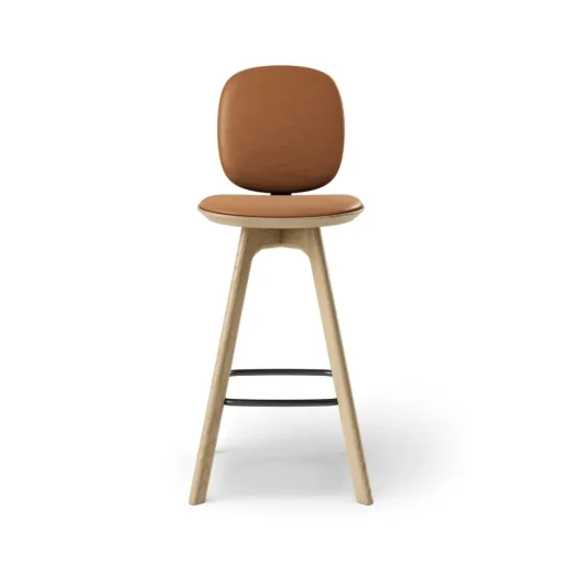 Pauline Comfort Barstool - Oak Clear Wax Oiled